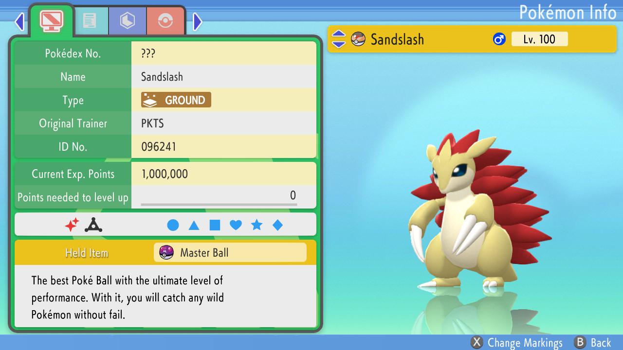 Shiny SANDSLASH Pokemon Brilliant Diamond Shining Pearl 6IV Competitive Battle - Pokémon Brilliant Diamond & Shining Pearl