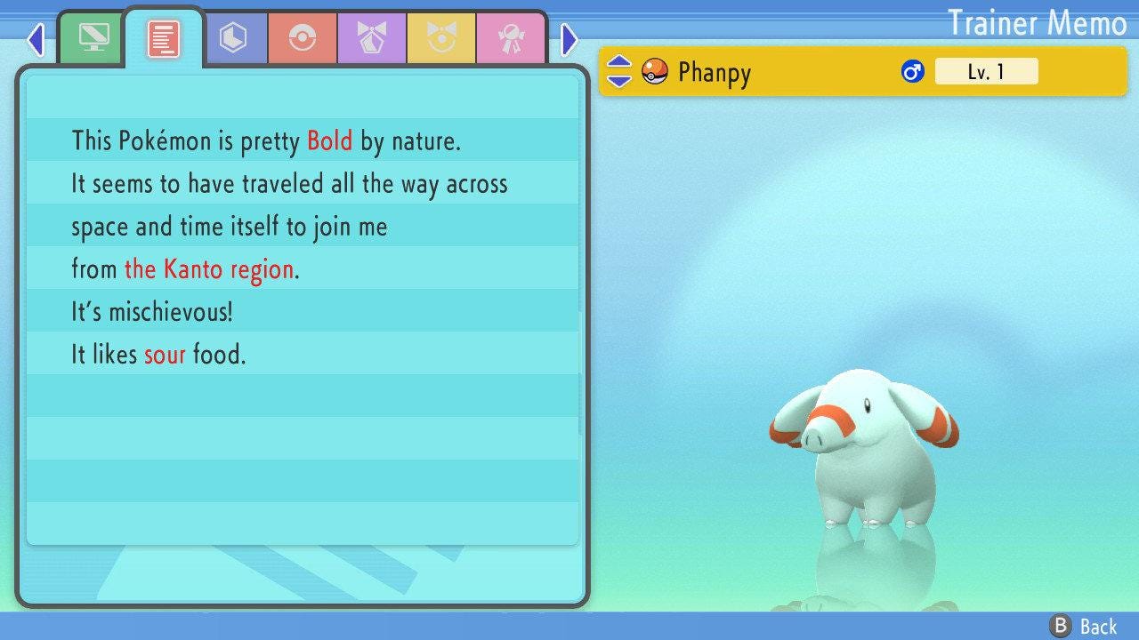SHINY 6IV PHANPY Pokémon Brilliant Diamond and Shining Pearl 6IV Competitive - Pokémon Brilliant Diamond & Shining Pearl