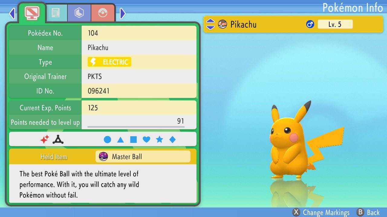 Shiny PIKACHU Pokemon Brilliant Diamond Shining Pearl 6IV Competitive Battle Ready - Pokémon Brilliant Diamond & Shining