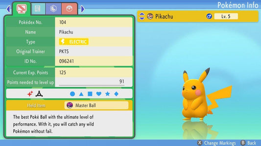 Shiny PIKACHU Pokemon Brilliant Diamond Shining Pearl 6IV Competitive Battle Ready - Pokémon Brilliant Diamond & Shining