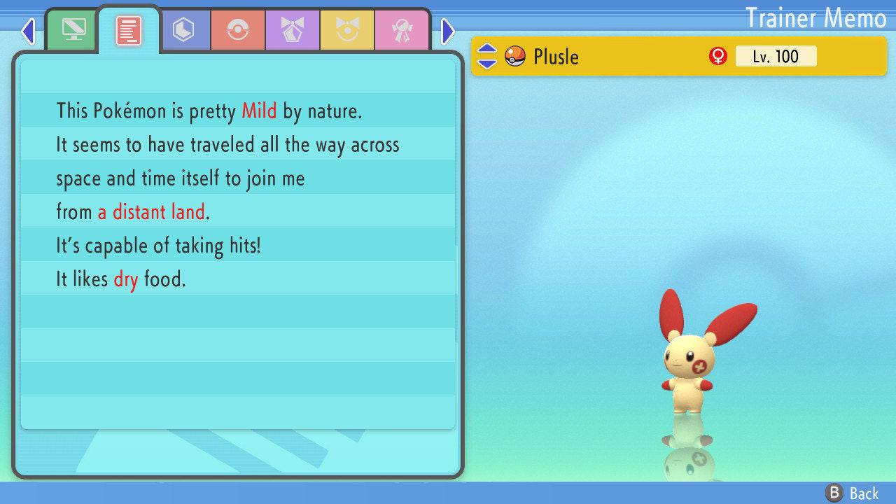 SHINY 6IV PLUSLE Pokémon Brilliant Diamond and Shining Pearl 6IV Competitive - Pokémon Brilliant Diamond & Shining Pearl