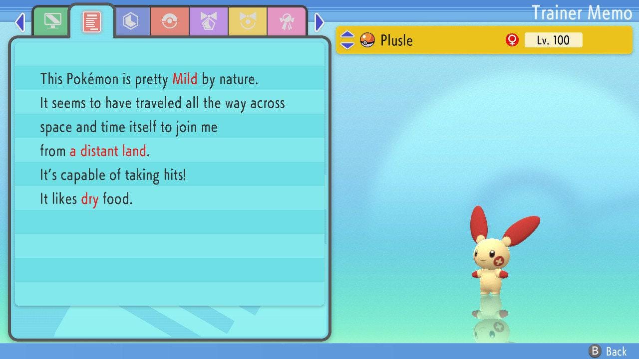 SHINY 6IV PLUSLE Pokémon Brilliant Diamond and Shining Pearl 6IV Competitive Battle Ready – image 2