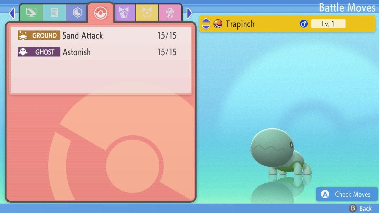 SHINY 6IV TRAPINCH Pokemon Brilliant Diamond Shining Pearl 6IV Competitive Battle - Pokémon Brilliant Diamond & Shining Pearl