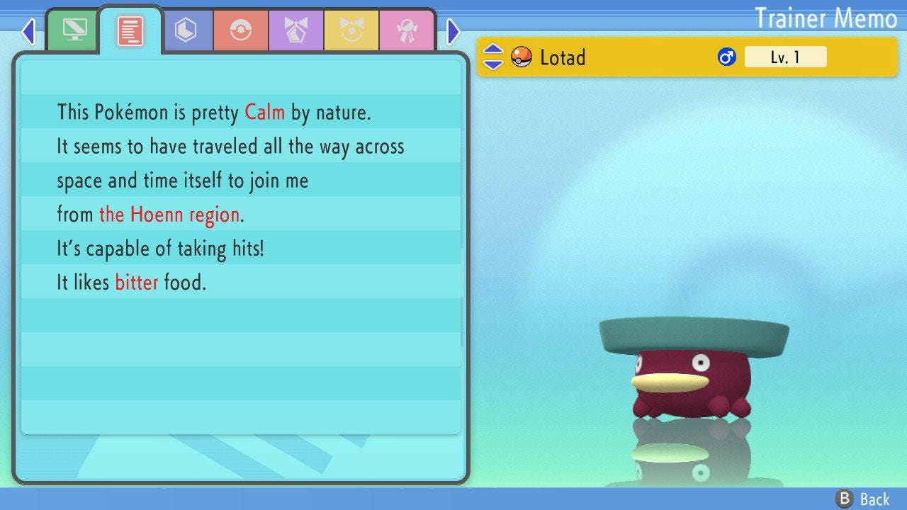 SHINY 6IV LOTAD Pokémon Brilliant Diamond and Shining Pearl 6IV Competitive Battle Ready – image 2
