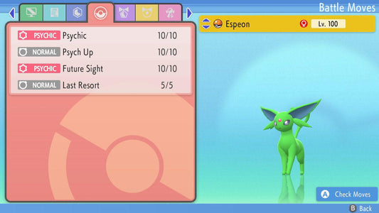 SHINY 6IV ESPEON Pokemon Brilliant Diamond Shining Pearl 6IV Competitive Battle - Pokémon Brilliant Diamond & Shining Pearl