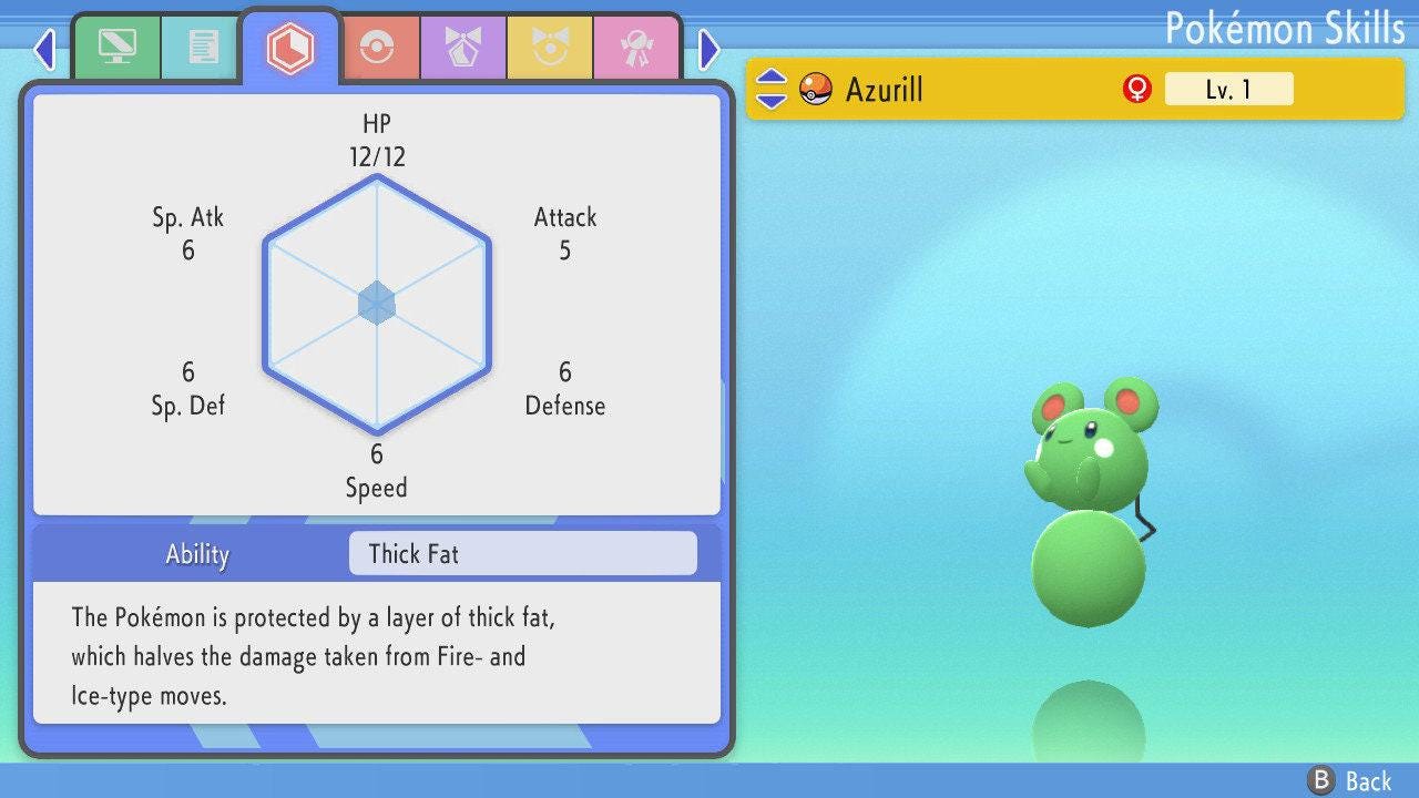SHINY 6IV AZURILL Pokemon Brilliant Diamond Shining Pearl 6IV Competitive Battle - Pokémon Brilliant Diamond & Shining Pearl