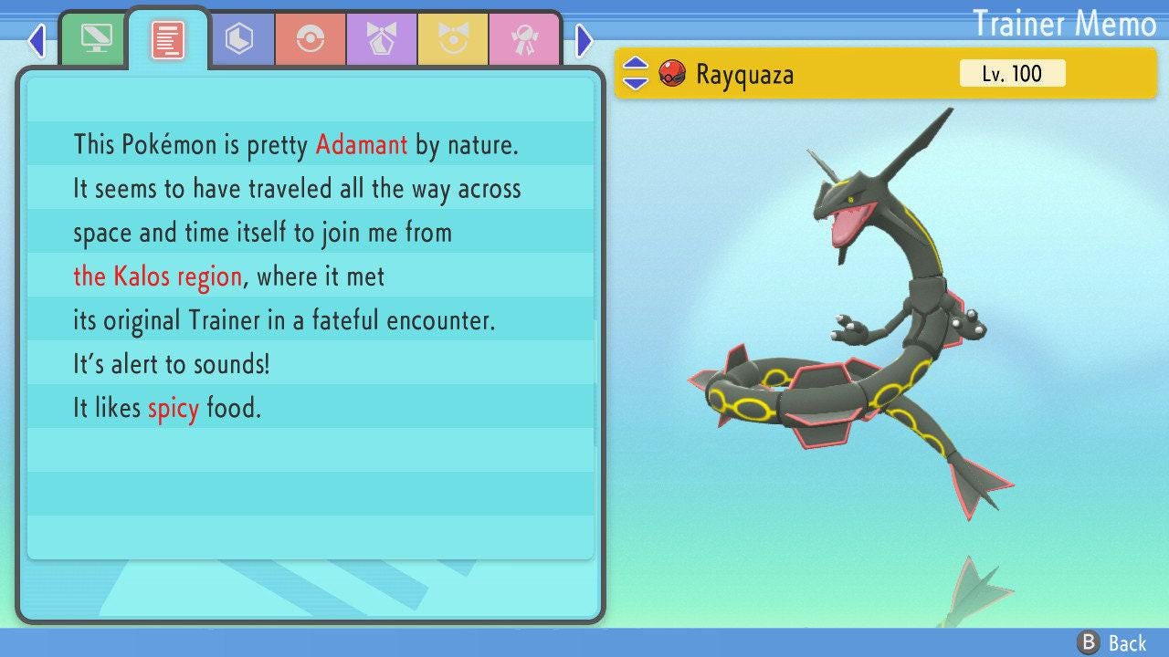 SHINY 6IV RAYQUAZA Pokemon Brilliant Diamond Shining Pearl 6IV Competitive Battle - Pokémon Brilliant Diamond & Shining Pearl