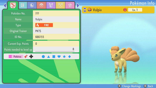 SHINY 6IV VULPIX Pokémon Brilliant Diamond and Shining Pearl 6IV Competitive - Pokémon Brilliant Diamond & Shining Pearl