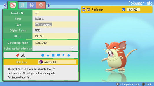 Shiny RATICATE Pokemon Brilliant Diamond Shining Pearl 6IV Competitive Battle - Pokémon Brilliant Diamond & Shining Pearl
