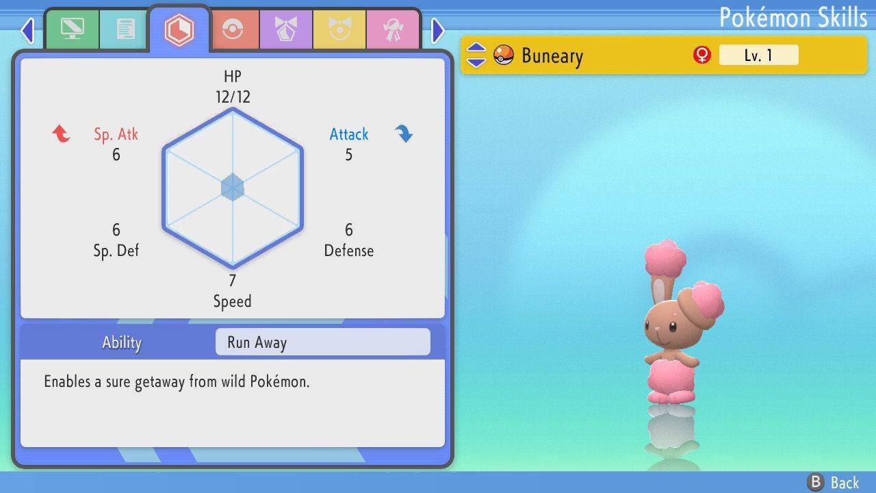 Shiny Buneary 6IV Switch 2 BDSP Pokémon Brilliant Diamond Shining Pearl Battle - Pokémon Brilliant Diamond & Shining Pearl