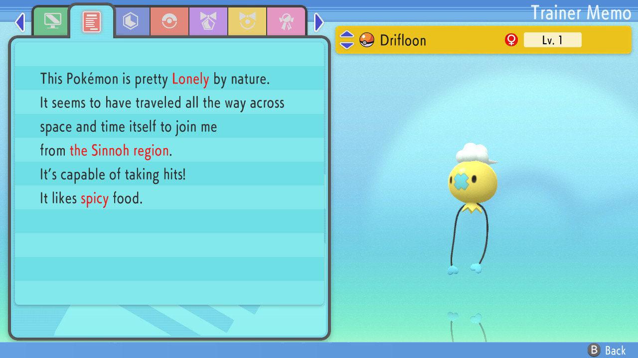 SHINY 6IV DRIFLOON Pokemon Brilliant Diamond Shining Pearl 6IV Competitive Battle - Pokémon Brilliant Diamond & Shining Pearl
