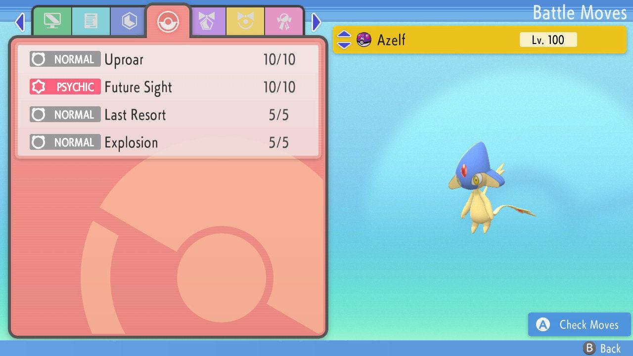 SHINY 6IV AZELF Pokemon Brilliant Diamond Shining Pearl 6IV Competitive Battle - Pokémon Brilliant Diamond & Shining Pearl