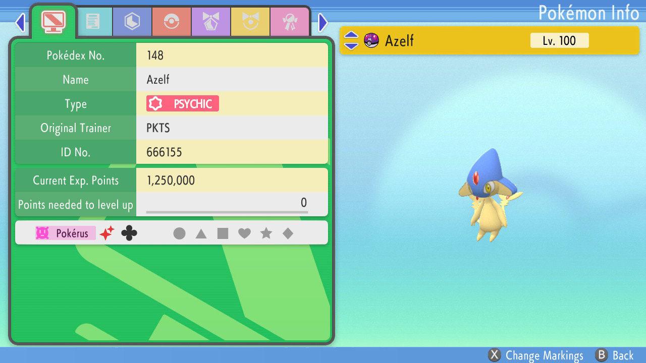 SHINY 6IV AZELF Pokemon Brilliant Diamond Shining Pearl 6IV Competitive Battle - Pokémon Brilliant Diamond & Shining Pearl