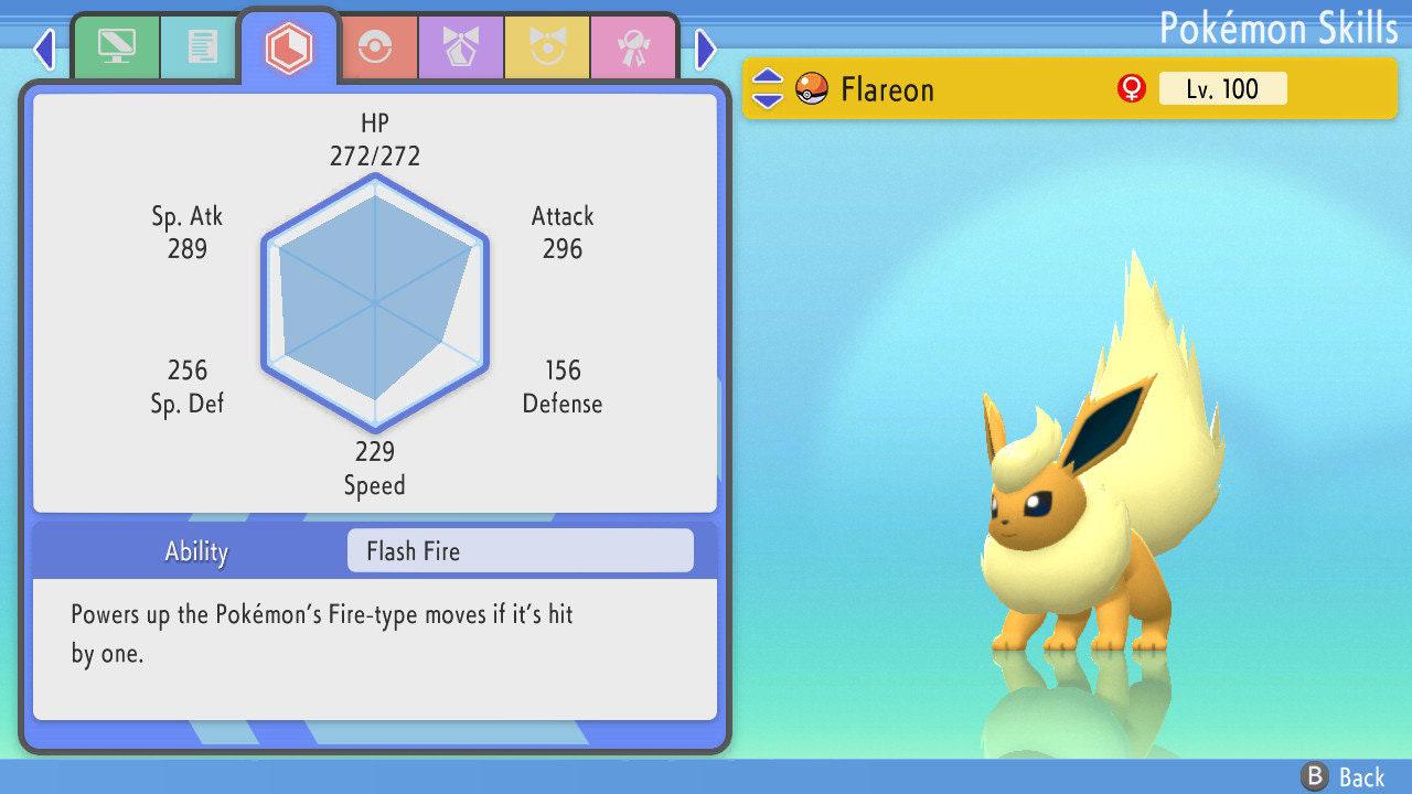 SHINY 6IV FLAREON Pokemon Brilliant Diamond Shining Pearl 6IV Competitive Battle - Pokémon Brilliant Diamond & Shining Pearl