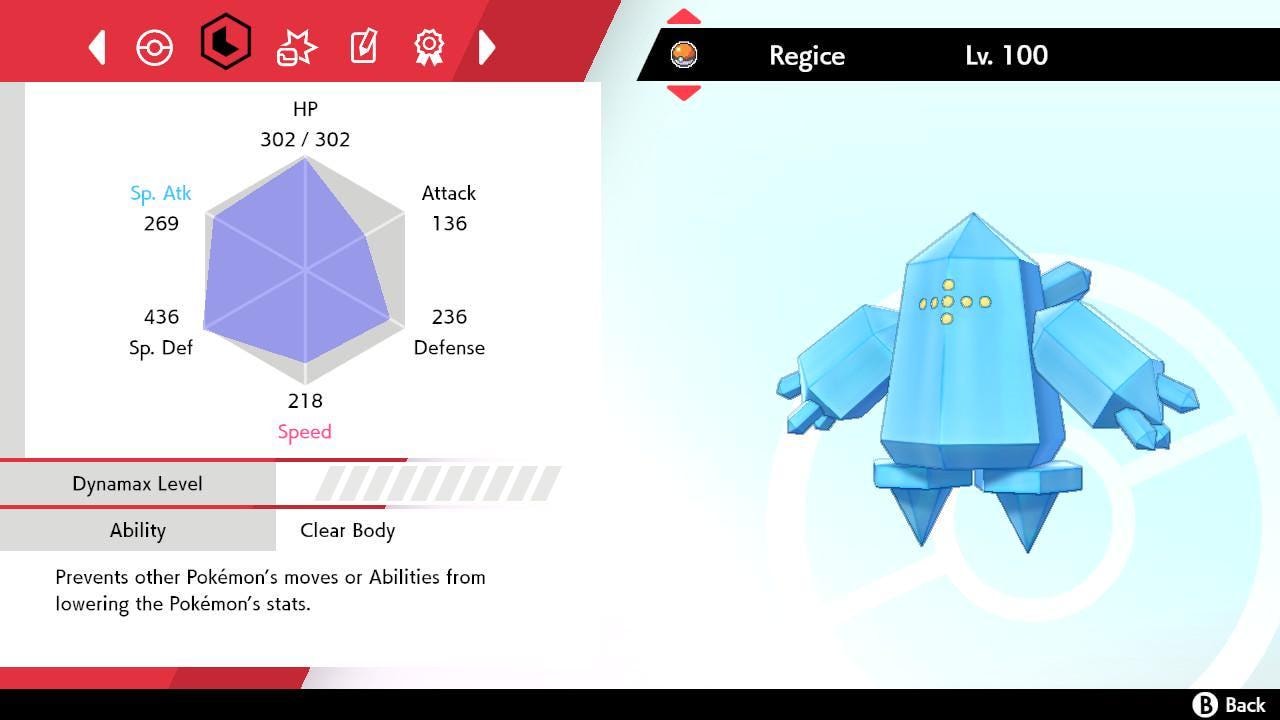 Shiny REGICE Pokemon Sword Shield 6IV Competitive Battle Ready - Pokémon Sword & Shield digital Pokémon trade image 2