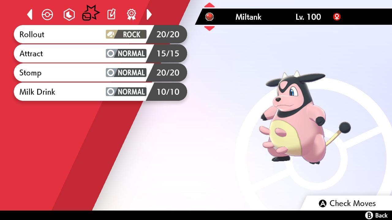 WHITNEY’S MILTANK Event 6IV Pokémon Sword and Shield 6IV Pokemon Event Pokemon Competitive – image 3