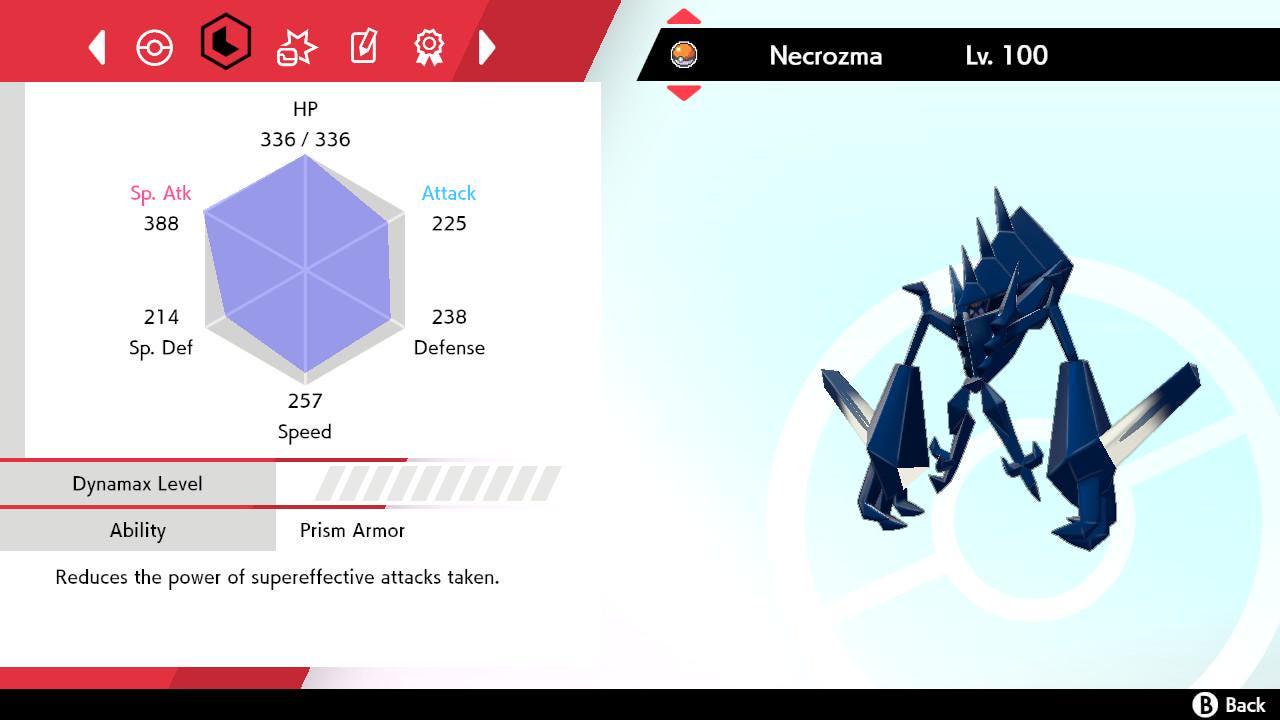 Shiny NECROZMA Pokemon Sword Shield 6IV Competitive Battle Ready - Pokémon Sword & Shield digital Pokémon trade image 2
