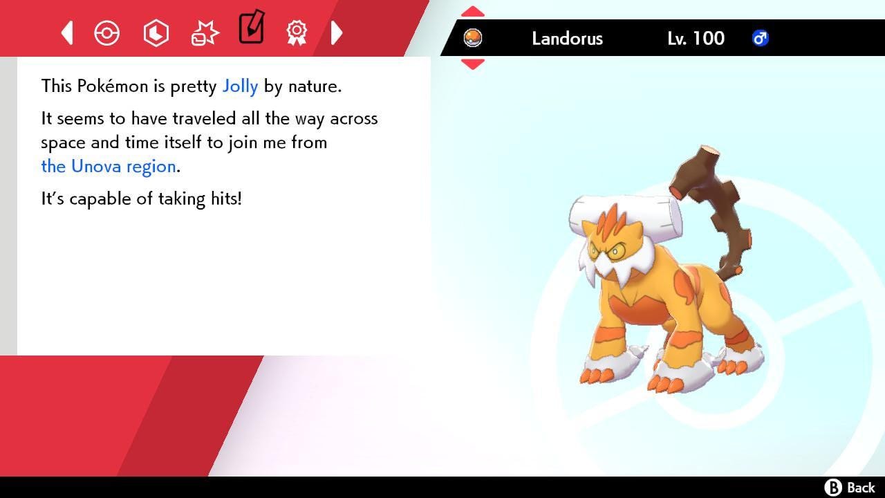 Shiny Therian Forme LANDORUS Pokémon Sword and Shield 6IV Pokemon Competitive - Pokémon Sword & Shield digital Pokémon trade