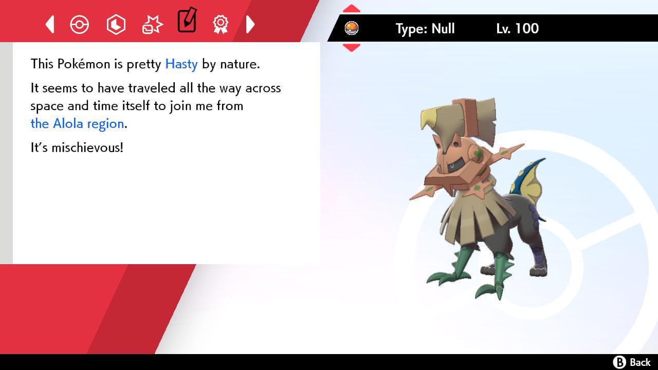 Shiny 6IV TYPE: NULL Pokemon Sword Shield 6IV Competitive Battle Ready - Pokémon Sword & Shield digital Pokémon trade image 4