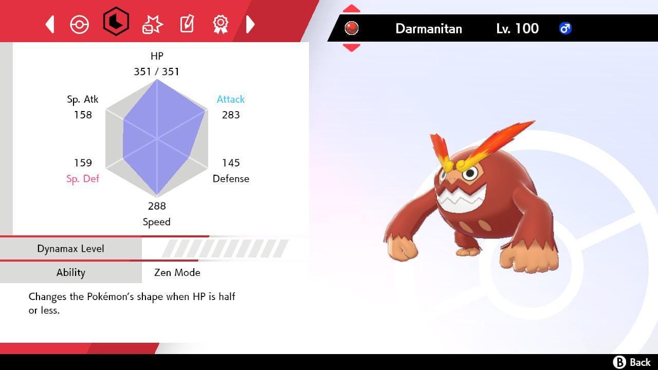 N’S DARMANITAN Event 6IV Pokemon Sword Shield 6IV Competitive Battle Ready - Pokémon Sword & Shield digital Pokémon trade