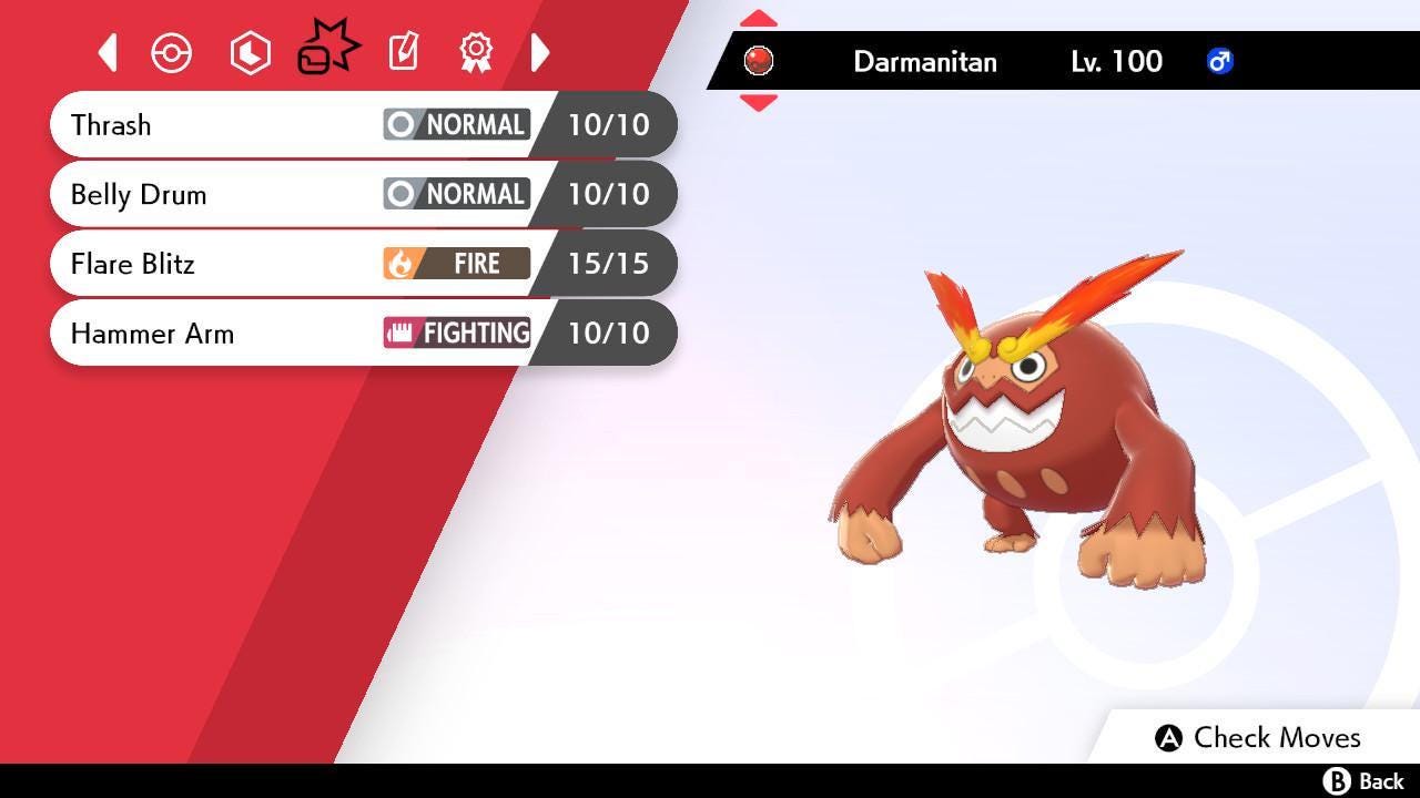 N’S DARMANITAN Event 6IV Pokemon Sword Shield 6IV Competitive Battle Ready - Pokémon Sword & Shield digital Pokémon trade
