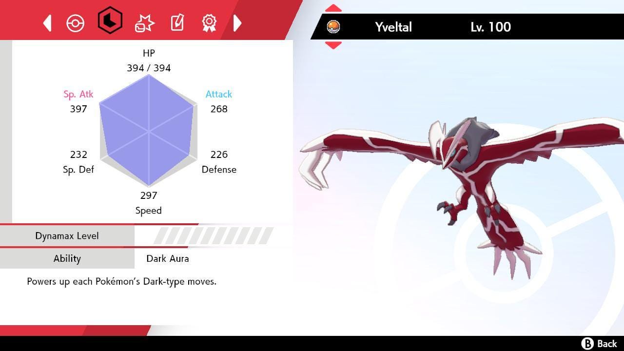 Shiny YVELTAL Pokemon Sword Shield 6IV Competitive Battle Ready - Pokémon Sword & Shield digital Pokémon trade image 2