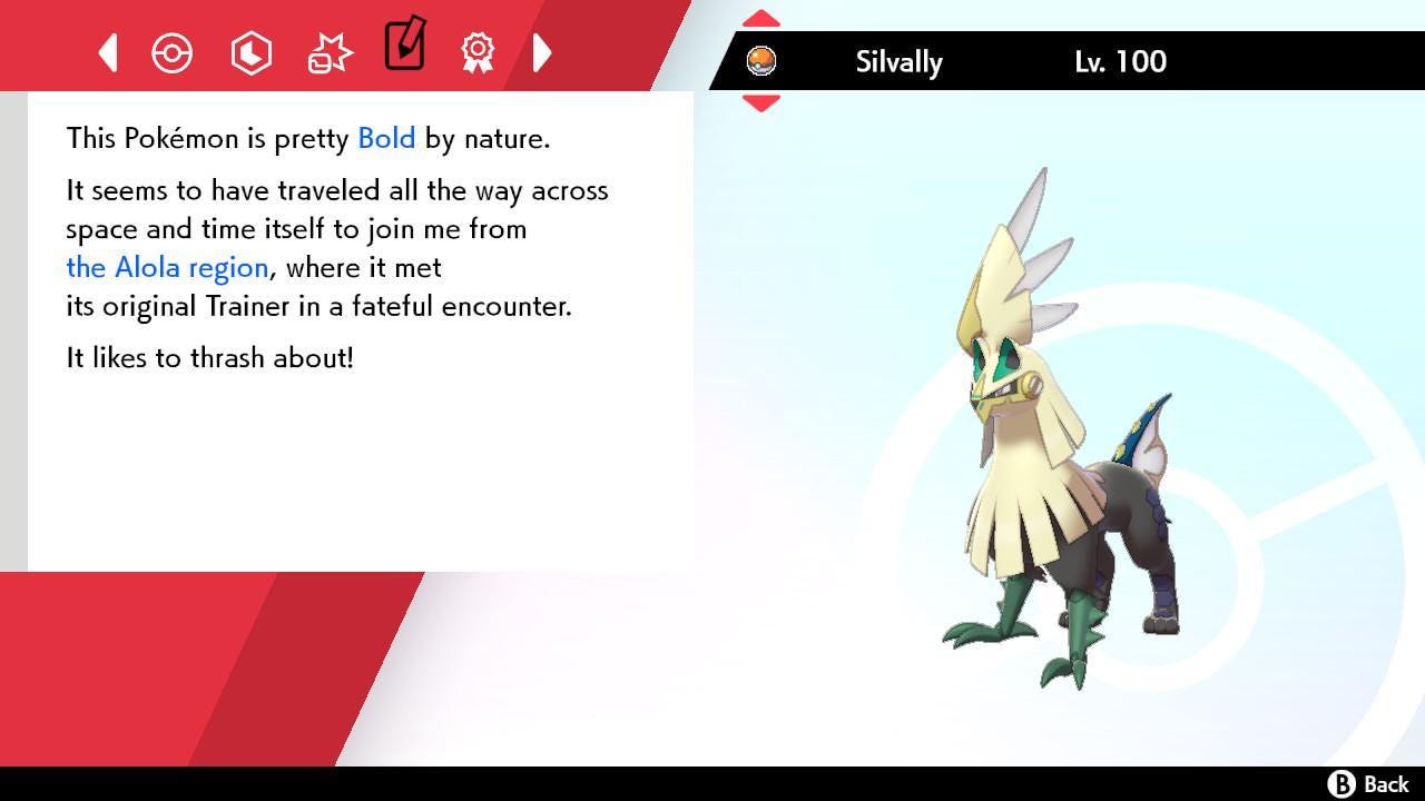 Shiny SILVALLY Pokemon Sword Shield 6IV Competitive Battle Ready - Pokémon Sword & Shield digital Pokémon trade image 4