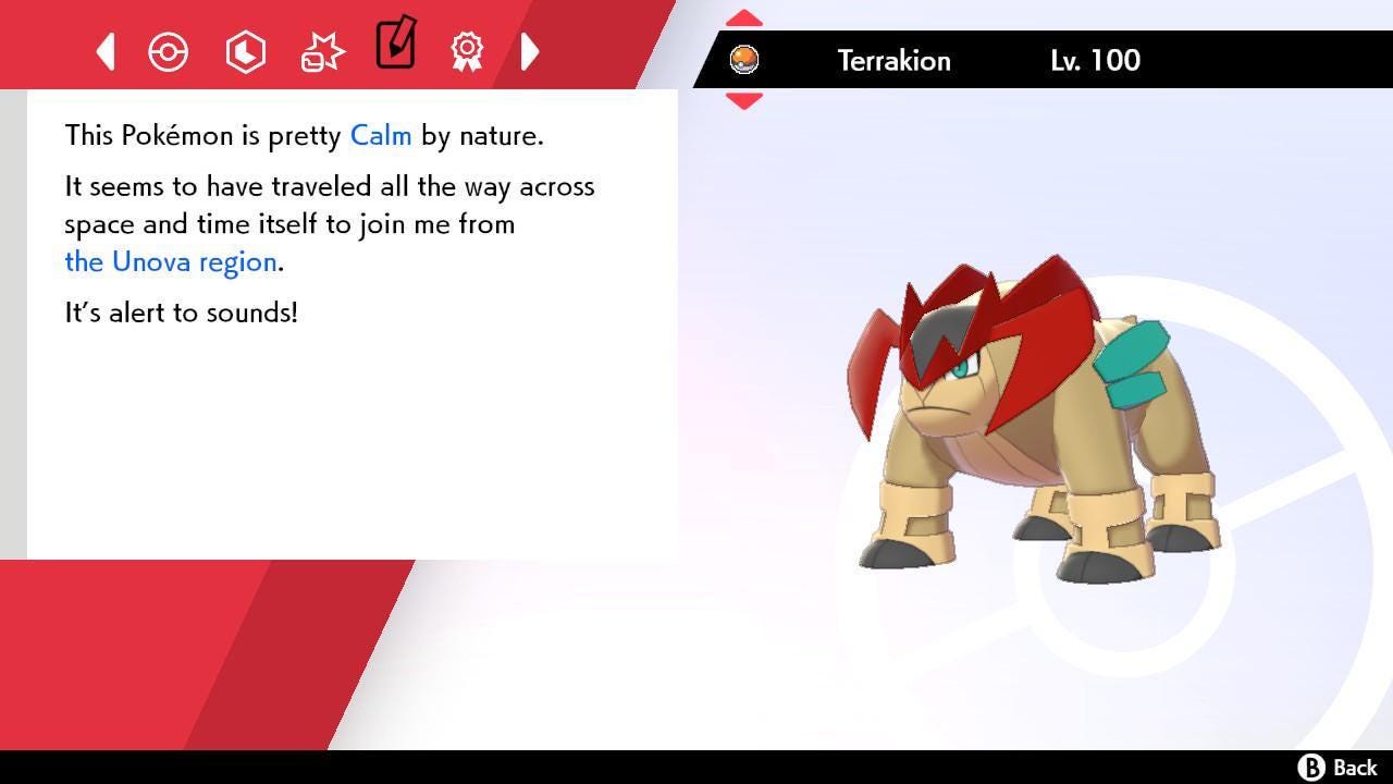 Shiny TERRAKION Pokemon Sword Shield 6IV Competitive Battle Ready - Pokémon Sword & Shield digital Pokémon trade image 4
