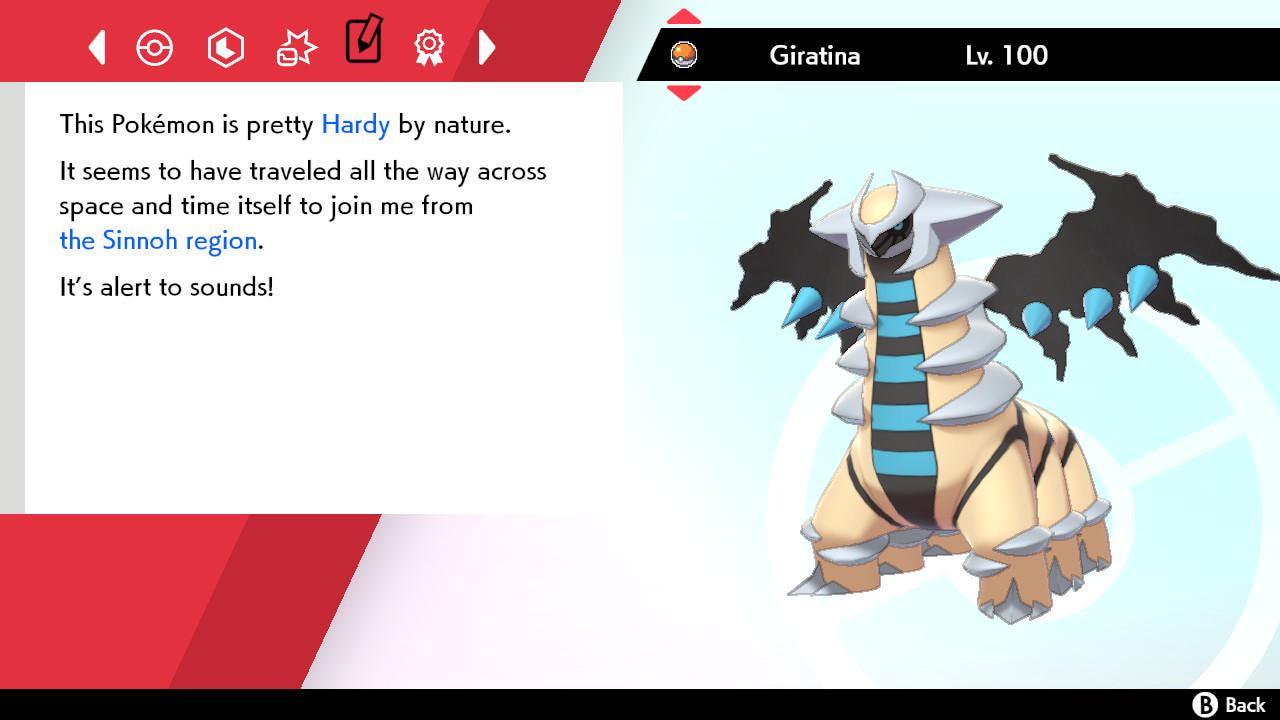 Shiny GIRATINA Pokemon Sword Shield 6IV Competitive Battle Ready - Pokémon Sword & Shield digital Pokémon trade image 4