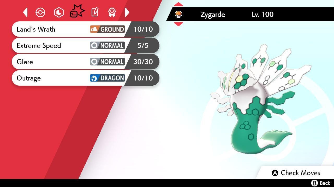 Shiny ZYGARDE Pokemon Sword Shield 6IV Competitive Battle Ready - Pokémon Sword & Shield digital Pokémon trade image 3