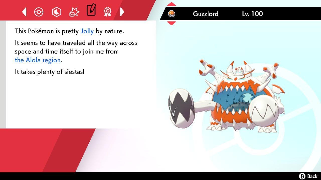 Shiny GUZZLORD Pokemon Sword Shield 6IV Competitive Battle Ready - Pokémon Sword & Shield digital Pokémon trade image 4
