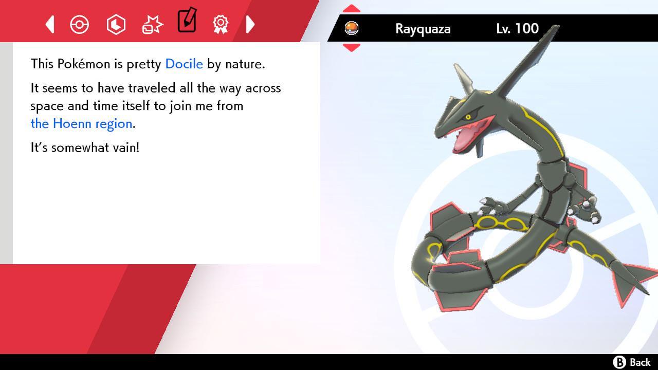 Shiny RAYQUAZA Pokemon Sword Shield 6IV Competitive Battle Ready - Pokémon Sword & Shield digital Pokémon trade image 4
