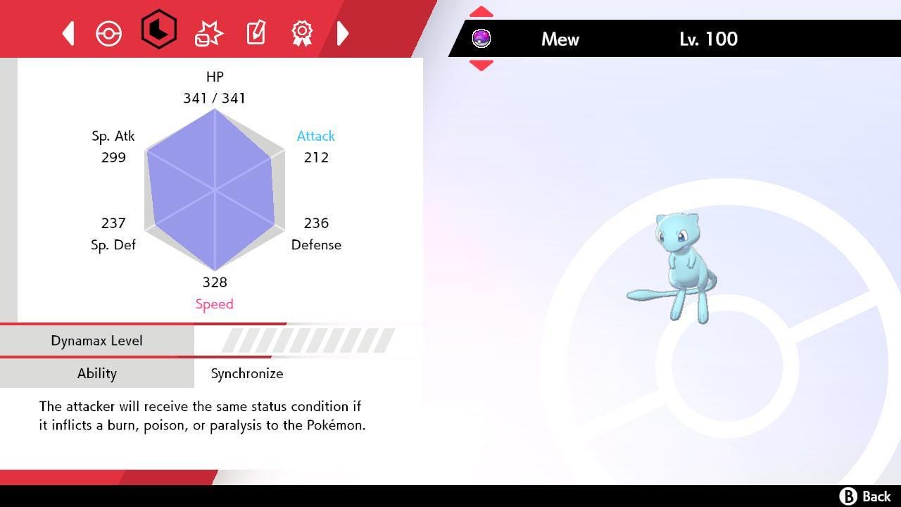Shiny MEW Pokemon Sword Shield 6IV Competitive Battle Ready - Pokémon Sword & Shield digital Pokémon trade image 2