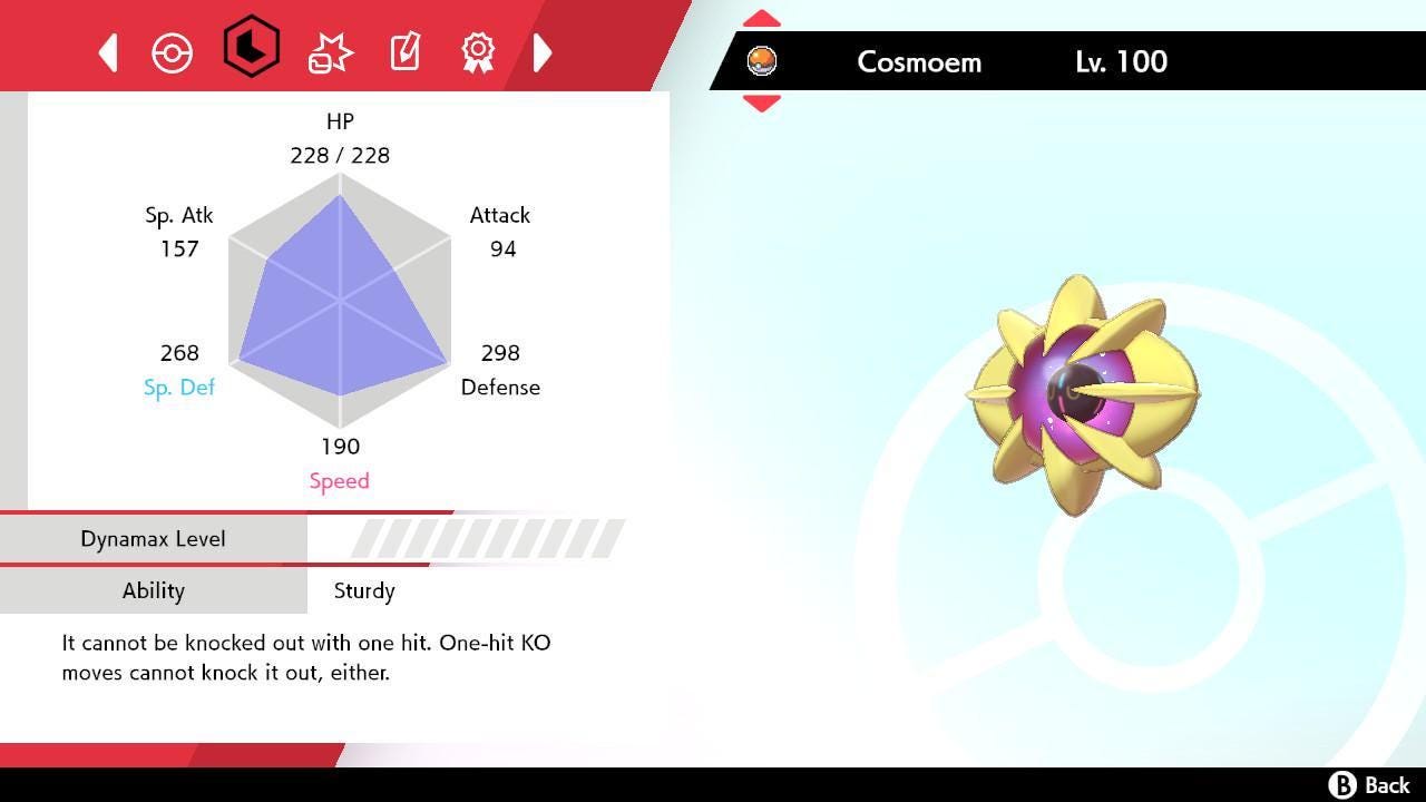 Shiny COSMOEM Pokemon Sword Shield 6IV Competitive Battle Ready - Pokémon Sword & Shield digital Pokémon trade image 2