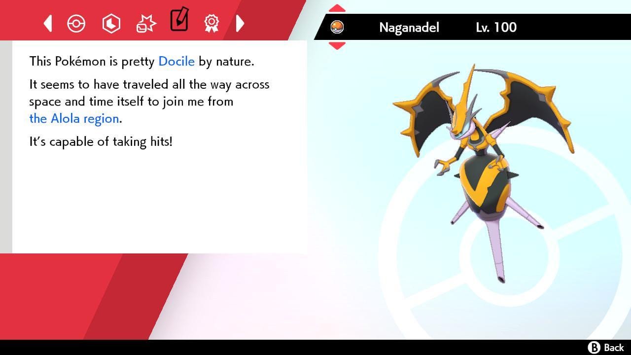 Shiny NAGANADEL Pokemon Sword Shield 6IV Competitive Battle Ready - Pokémon Sword & Shield digital Pokémon trade image 4