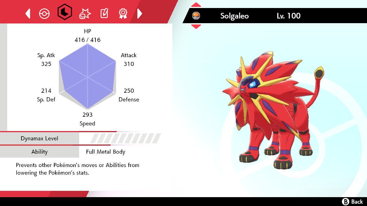 Shiny SOLGALEO Pokemon Sword Shield 6IV Competitive Battle Ready - Pokémon Sword & Shield digital Pokémon trade image 2