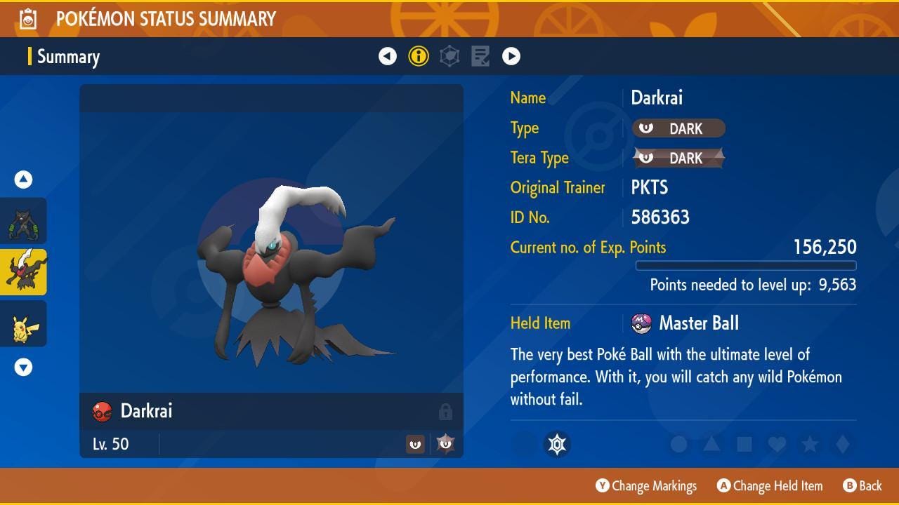 Shiny Event New Moon Darkrai 6IV Competitive Battle Ready - Pokémon Scarlet & Violet digital Pokémon trade by PokeTradingShop