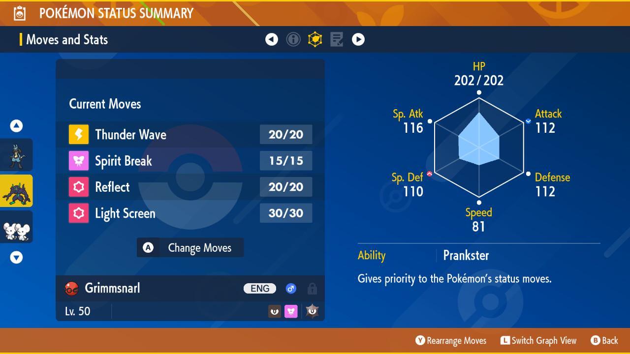 Pokemon Scarlet and Violet Shiny 6IV Event Chaiyawat Traiwichcha #39;s Grimmsnarl - Pokémon Scarlet & Violet digital Pokémon