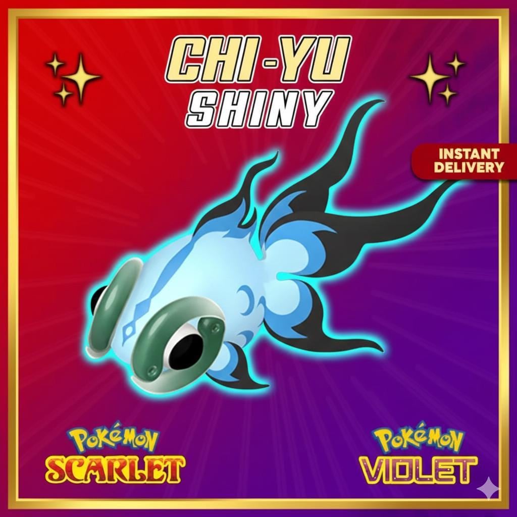 Shiny 6IV CHI YU Paldea Event Switch 2 Scarlet Violet Pokémon Battle Ready - Pokémon Scarlet & Violet digital Pokémon trade
