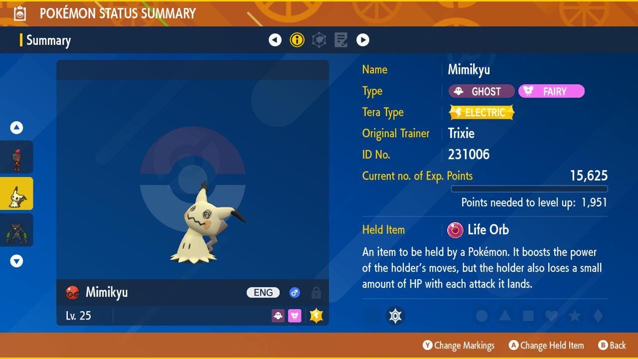 Shiny Event Trixie #39;s Mimikyu Pokémon Legends ZA 6IV Competitive Battle Ready - Pokémon Scarlet & Violet digital Pokémon