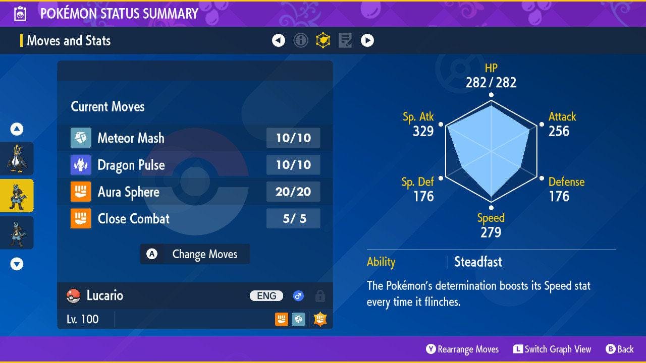 ASH LUCARIO EVENT Pokémon Scarlet Violet 6IV Competitive Battle Ready Rare Pokemon - Pokémon Scarlet & Violet digital Pokémon