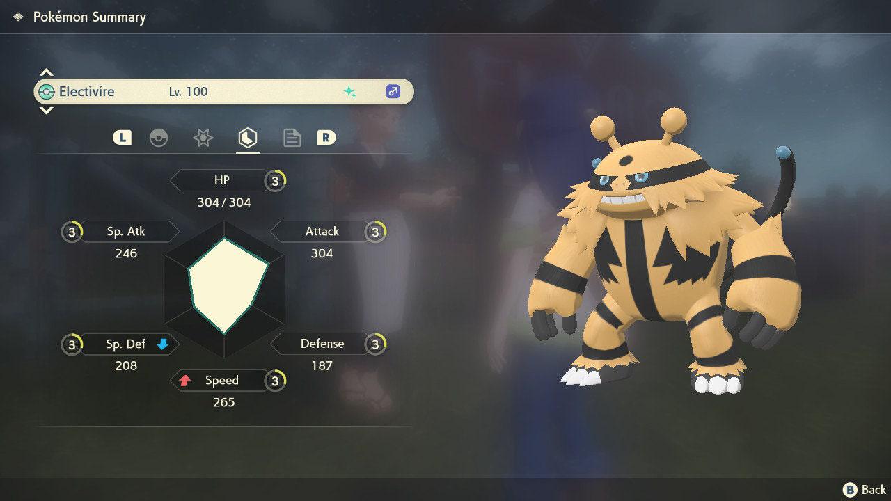 Shiny ELECTIVIRE Pokemon Legends Arceus 6IV Competitive Battle Ready - Pokémon Legends: Arceus digital Pokémon trade image 2