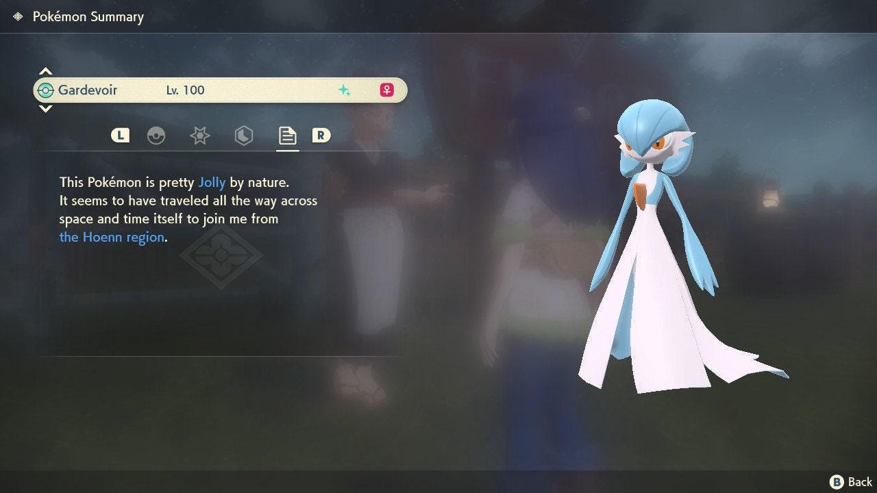 Shiny GARDEVOIR Pokémon Legends Arceus 6IV Pokemon Competitive Battle Ready + EVs - Pokémon Legends: Arceus digital Pokémon