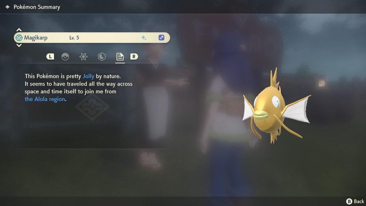 Shiny MAGIKARP Pokemon Legends Arceus 6IV Competitive Battle Ready - Pokémon Legends: Arceus digital Pokémon trade image 4