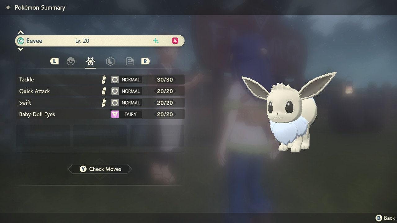 Shiny EEVEE Pokemon Legends Arceus 6IV Competitive Battle Ready - Pokémon Legends: Arceus digital Pokémon trade by