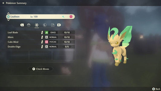 Shiny LEAFEON Pokemon Legends Arceus 6IV Competitive Battle Ready - Pokémon Legends: Arceus digital Pokémon trade by