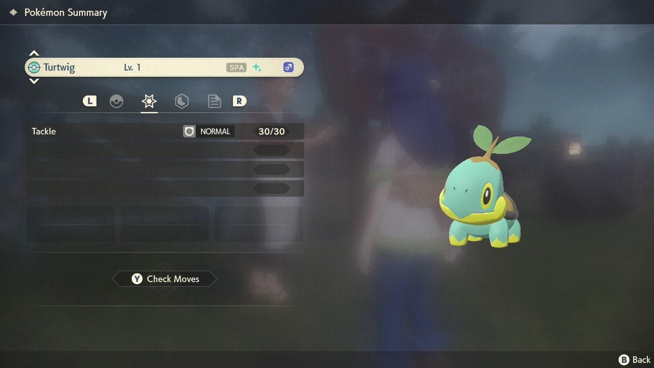 Shiny TURTWIG Pokemon Legends Arceus 6IV Competitive Battle Ready - Pokémon Legends: Arceus digital Pokémon trade by