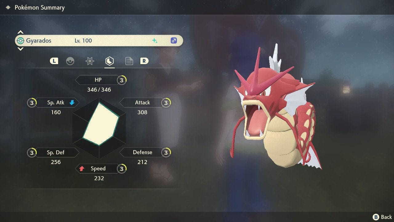 Shiny GYARADOS Pokemon Legends Arceus 6IV Competitive Battle Ready - Pokémon Legends: Arceus digital Pokémon trade image 3