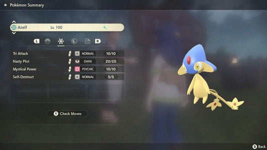 Shiny AZELF Pokemon Legends Arceus 6IV Competitive Battle Ready - Pokémon Legends: Arceus digital Pokémon trade by