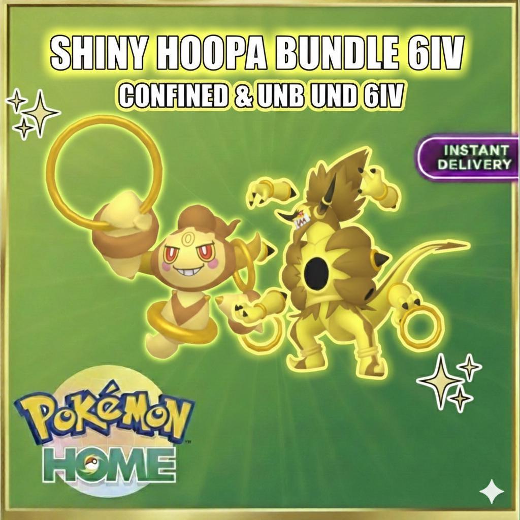 Pokemon HOME Hoopa Double Form Bundle Custom Ot Event Sv Trade FAST DELIVERY Ready - Pokémon Legends: Z-A digital Pokémon